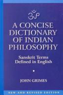 A concise dictionary of Indian philosophy