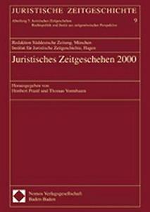 Juristisches Zeitgeschehen 2000 in der Süddeutschen Zeitung