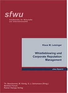 Whistleblowing und Corporate Reputation Management
