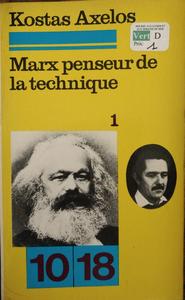 Marx penseur de la technique