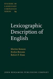 Lexicographic description of English