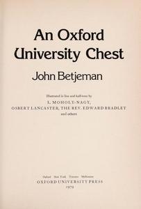 An Oxford university chest