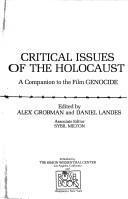 Genocide, critical issues of the Holocaust