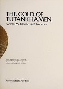 The gold of Tutankhamen