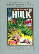 Marvel Masterworks: Incredible Hulk - Volume 3