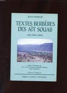 Textes berbères des Aït Souab : Anti-Atlas, Maroc