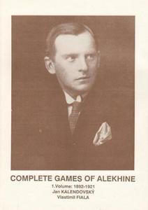 Complete games of Alekhine.