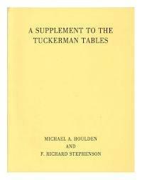 A Supplement to the Tuckerman tables