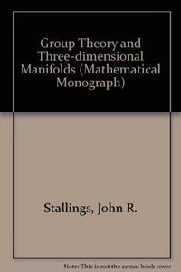 Group theory and three-dimensional manifolds