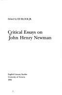 Critical essays on John Henry Newman