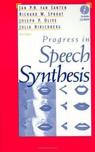 Progress in speech synthesis