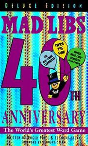 Mad Libs 40th Anniversary Edit