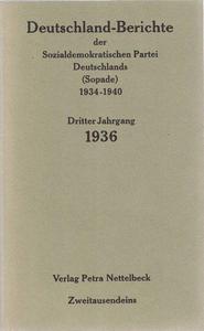 Deutschland-Berichte der Sozialdemokratischen Partei Deutschlands (Sopade) 1936