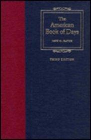 The American Book of Days