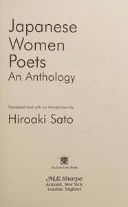 Japanese women poets: an anthology