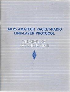 Ax 25 Amateur Packet Radio Link Layer Protocol