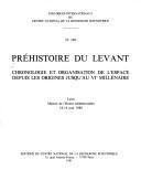 Préhistoire du Levant
