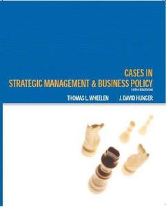 Strategic management and business policy.