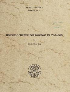 Hokkien Chinese borrowings in Tagalog