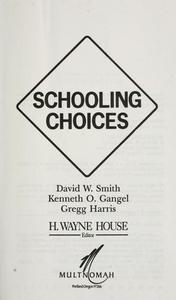 Schooling choices