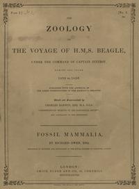 Zoology of the Voyage of H.M.S. Beagle cover