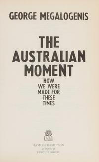 The Australian Moment cover