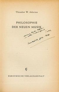 Philosophy of modern music cover