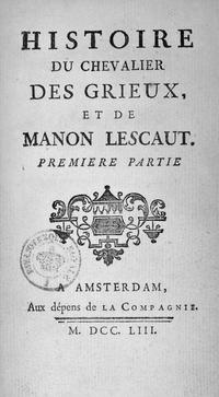 Manon Lescaut cover