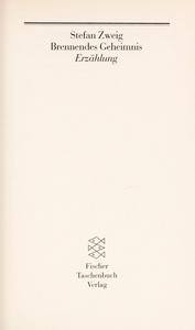 Burning Secret cover