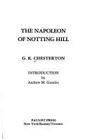 The Napoleon of Notting Hill cover